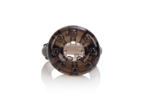 Pierścień erekcyjny All Star Calexotics czarny TPE z ringiem na jądra 5 cm - 3