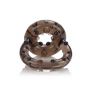 Pierścień erekcyjny All Star Calexotics czarny TPE z ringiem na jądra 5 cm - 5