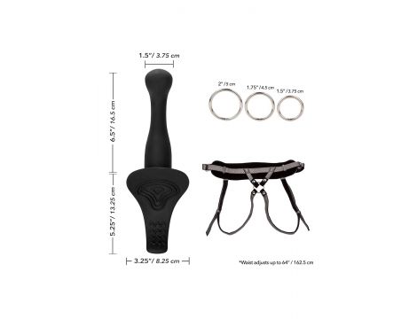 Strap on wibrujący Royal Calexotics szary 7 funkcji - 6