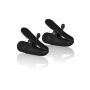 Wibrujące klamry na sutki Nipplettes Calexotics czarne 7 cm - 3