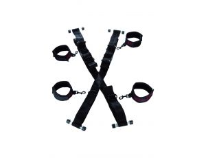 System kajdanek do drzwi Scandal Calexotics czarny 37 cm