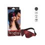 Maska na oczy Scandal Blackout Calexotics bordowa - 4