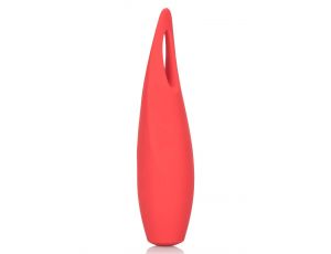 Stymulator łechtaczki Calexotics silikonowy czerwony 12.75 cm