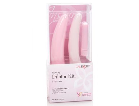 Vibrating Dilator 3pcs Set Pink - 2