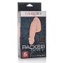 Proteza penisa packing Calexotics 14,5 cm jasny odcień skóry - 3