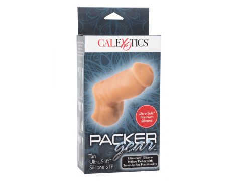 Soft Silicone Stand-To-Pee Caramel skin tone - 4