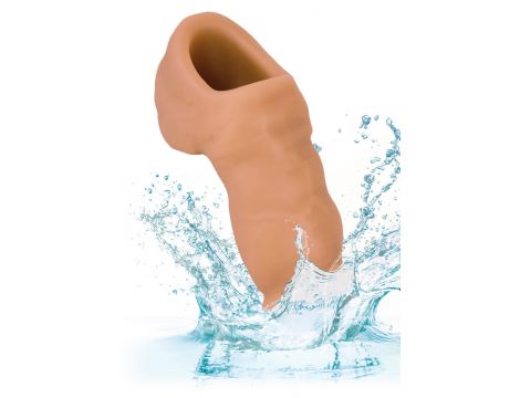 Soft Silicone Stand-To-Pee Caramel skin tone - 8