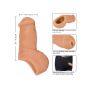 Soft Silicone Stand-To-Pee Caramel skin tone - 8