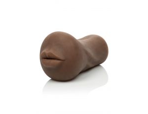 Masturbator Stroke It Mouth brązowy 17,75 cm