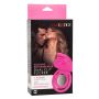 Pierścień wibrujący silikonowy Calexotics Dual Clit Flicker różowy - 4