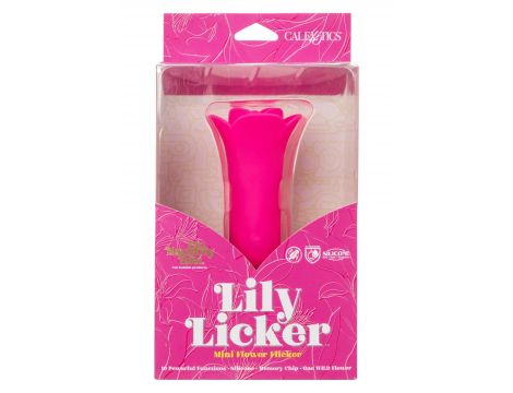 Stymulator łechtaczki Calexotics Lily Licker Mini różowy USB 9,5 cm - 3