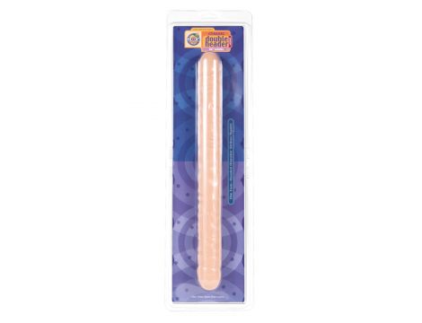 Dildo-VEINED DOUBLE HEADER FLESH 18 INCH - 2