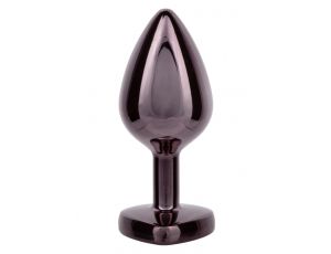Korek analny Diamond Heart Large Calexotics srebrny 7 cm