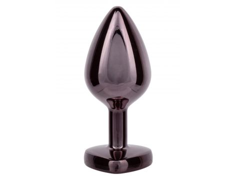Korek analny Diamond Heart Large Calexotics srebrny 7 cm