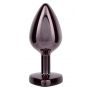 Korek analny Diamond Heart Large Calexotics srebrny 7 cm - 2