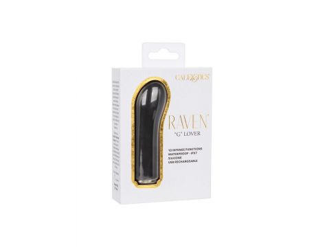 Wibrator mini Raven G Lover Calexotics czarny 10 funkcji - 2