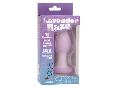 Plug analny wibrujący Calexotics Lavender Haze Ridge Probe fioletowy