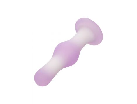 Silikonowy wibrujący korek analny Calexotics Lavender Haze fioletowy - 5