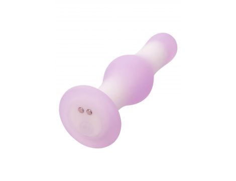 Silikonowy wibrujący korek analny Calexotics Lavender Haze fioletowy - 6
