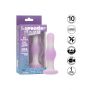 Silikonowy wibrujący korek analny Calexotics Lavender Haze fioletowy - 11