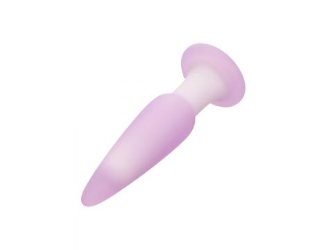 Plug analny wibrujący Calexotics Lavender Haze fioletowy silikonowy - 6