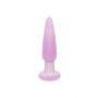 Plug analny wibrujący Calexotics Lavender Haze fioletowy silikonowy - 6