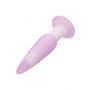 Plug analny wibrujący Calexotics Lavender Haze fioletowy silikonowy - 10