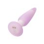 Plug analny wibrujący Calexotics Lavender Haze fioletowy silikonowy - 9