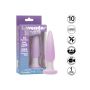 Plug analny wibrujący Calexotics Lavender Haze fioletowy silikonowy - 12