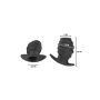 Intruder Open Plug S Black - 3