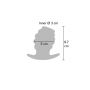 Intruder Open Plug M Black - 4