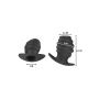 Intruder Open Plug M Black - 6