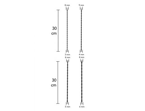 Zestaw rozszerzaczy penisa Hidden Desire silikonowy 4 szt 30 cm - 3