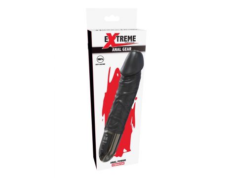 Wibrator analny Hidden Desire silikonowy 24,5 cm czarny 12 trybów - 3