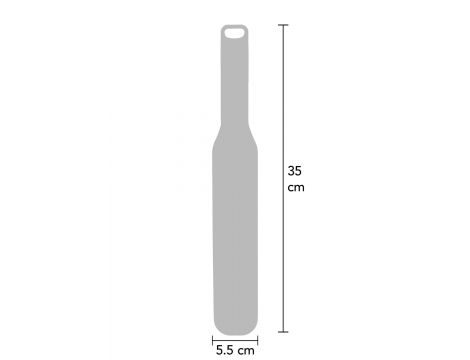 Packa silikonowa z kolcami Hidden Desire Extra Large czarna 35 cm - 6