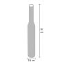 Packa silikonowa z kolcami Hidden Desire Extra Large czarna 35 cm - 7