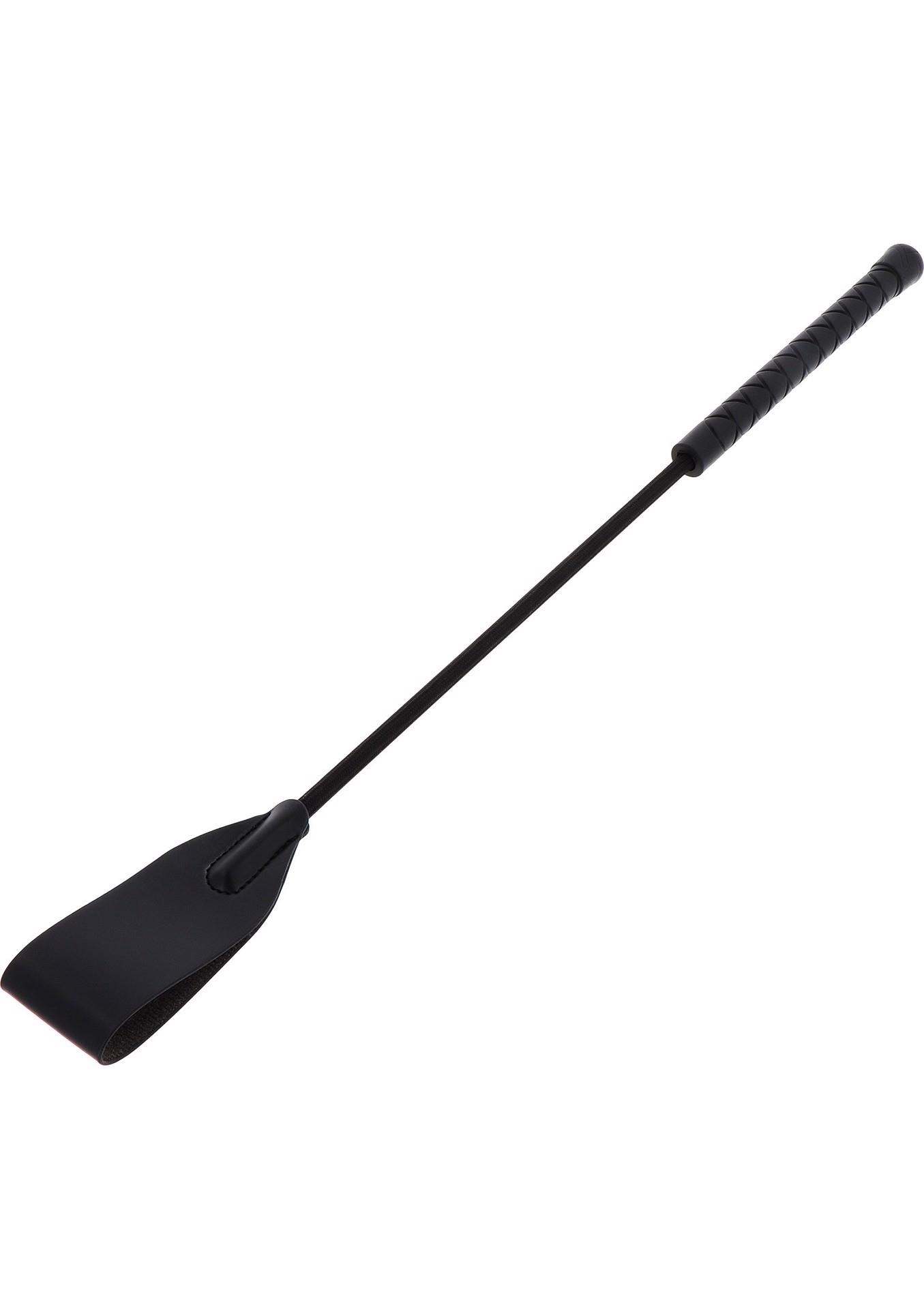 Crop Flapper Whip Black