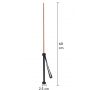 Laska posłuszeństwa Hidden Desire 60 cm czarna - 8