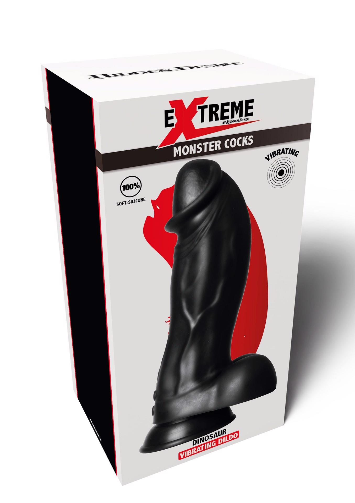 Dinosaur Monster Dildo Black