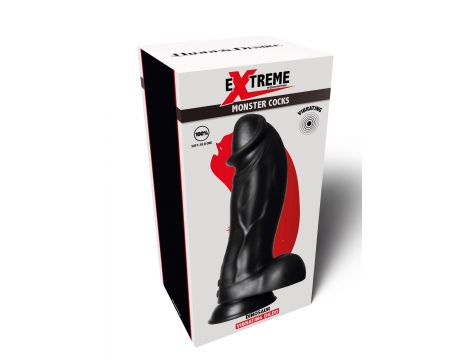Dildo wibrujące dinozaur Hidden Desire czarny 22 cm