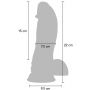 Dildo wibrujące dinozaur Hidden Desire czarny 22 cm - 8