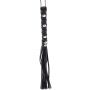 Pejcz z ćwiekami Hidden Desire czarny 56 cm - 4