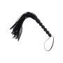 Flogger z koralikami Hidden Desire czarny 57 cm - 2