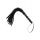 Flogger z koralikami Hidden Desire czarny 57 cm