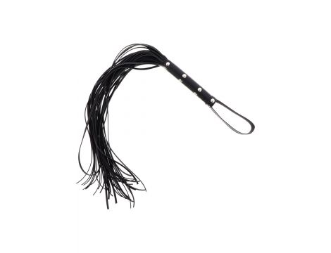 Pejcz z ćwiekami Hidden Desire czarny 75 cm