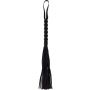 Pejcz z koralikami PU czarny 60 cm - 5