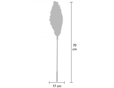 Double Feather Tickler Blue - 7