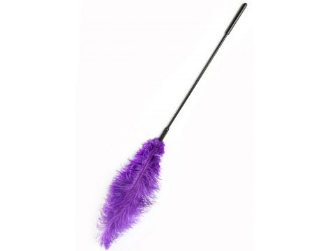 Podwójne piórko do łaskotania Hidden Desire fioletowe 68 cm - 4