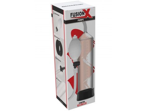 Pompka do penisa Starter Fusion X przezroczysta 20 cm - 9