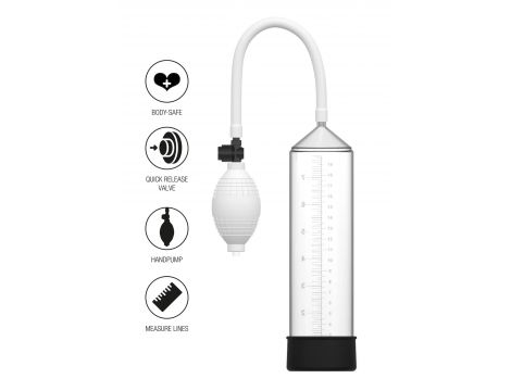 Pompka do penisa Starter Fusion X przezroczysta 20 cm - 6